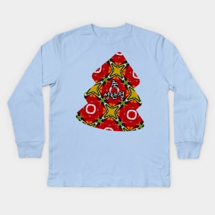 Beautiful red perfume bottle pattern. Kids Long Sleeve T-Shirt